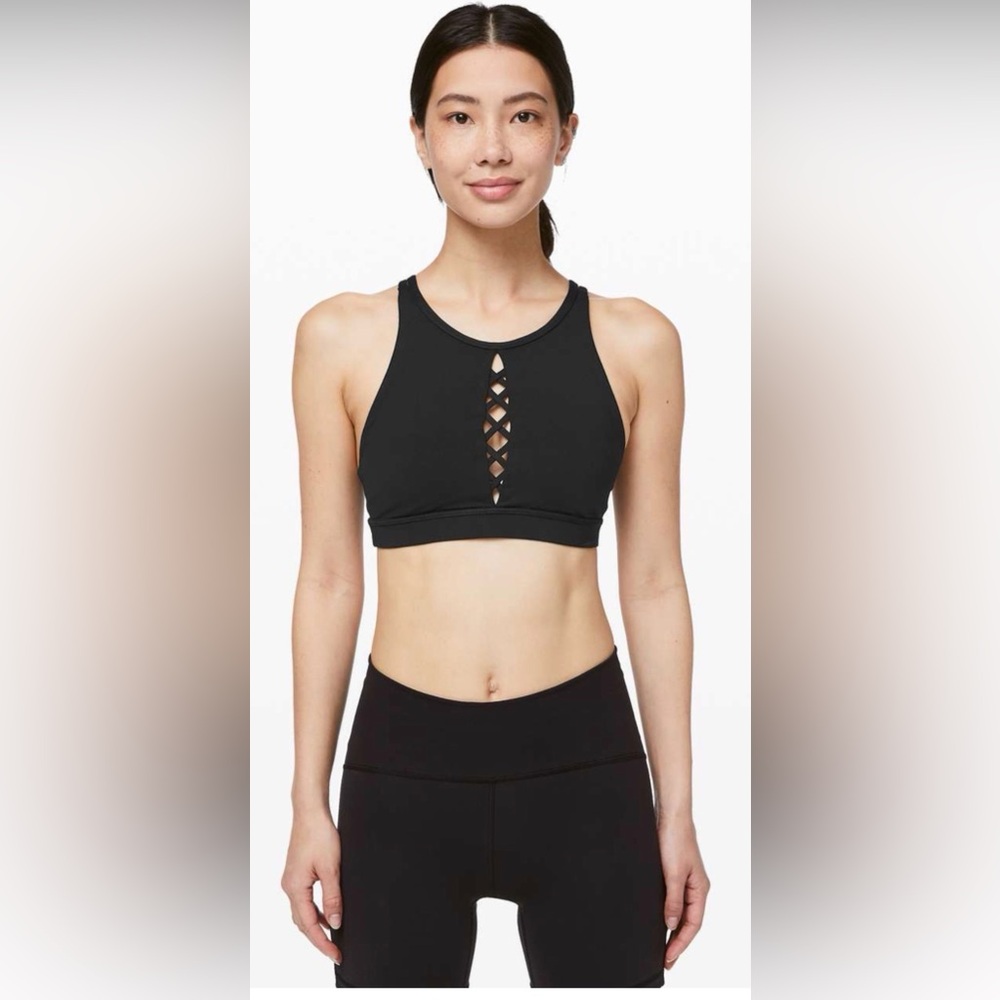 Lululemon Energy Bra High Neck Laced